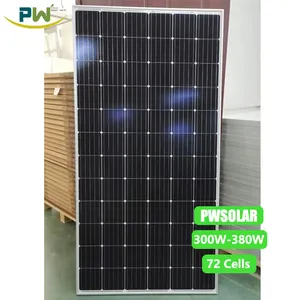 太阳能电池板供应商280W 380W 400W 480W 12V 24V 36v家用太阳能系统太阳能电池板，公寓
