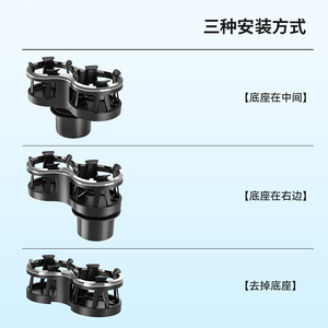 Multifunctional Car Cup <b>Holder</b> Extender Black With Silver Trim ABS Center Stack Waterproof Storage For Central <b>Control</b> - Product Image 1