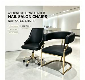 Chaise de Luxe 2026 Résistante à l'Acétone pour Équipement d'Onglerie, Chaises de Salon de Manucure pour Table de Manucure - Product Image 1