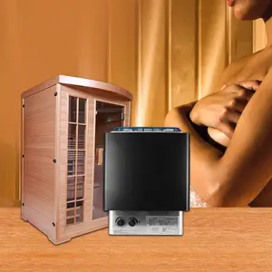 Satılık yüksek kaliteli sauna hemlock ahşap kuru buharlı sauna odası sauna