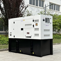 Groupe électrogène diesel industriel 60Hz 480V, type silencieux, 30KW, démarrage automatique, options de démarrage à distance avec ATS