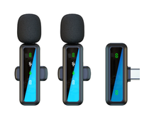 Clip de microphone dynamique Lavalier sans fil Annulation du bruit pour Android/iPhone Enregistrement vidéo Plug-and-Play Construction métallique
