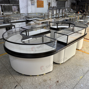 <span class=keywords><strong>2025</strong></span> thiết kế mới phong cách Pháp cửa hàng đồ trang sức tủ trưng bày với ánh sáng LED Tùy chỉnh chuyên nghiệp kính trang sức <span class=keywords><strong>Showcase</strong></span> - Product Image 4