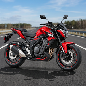 Moto sportive 450CC rouge et noire, moto de rue, frein à double disque, pour adultes - Product Image 1
