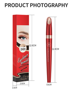 Eyeliner liquide noir OEM longue tenue, anti-bavures, séchage rapide, fini mat, stylo eyeliner, vente en gros, produit cosmétique personnalisé, marque privée - Product Image 4
