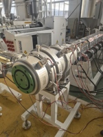 Ligne d'extrusion automatique de tuyaux d'alimentation en eau en HDPE/PE |   Machine à fabriquer des tuyaux en plastique pour tuyaux de 20 à 110 mm