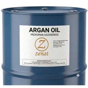 Huile d'Argan Raffinée Qualité Cosmétique et Alimentaire 220 Lt Origine Espagne Zenat International Group - Product Image 1