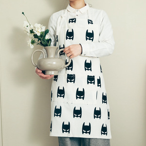 Cotton Linen Apron Geometric Pattern Oil Proof Stain Resistant Parent Child Aprons Daily Use Four Seasons - Product Image 2