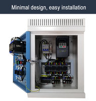 Contrôleur de station multi-pompes HMI CPC-6 24V DC PID à pression constante avec surveillance à distance ModBus et écran tactile CE ISO9001