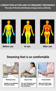 Ceinture de massage des pieds 2-en-1 à ondes térahertz avec lumière rouge et bleue, écran tactile en ABS, pour usage domestique et clinique - Product Image 6