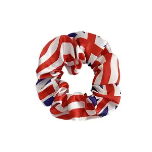 Shenglan la nuova bandiera degli Stati Uniti fascia per capelli annodata il 4 ° giorno dell'indipendenza patriottica July accessori per capelli per feste