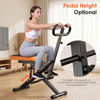 Nouveau cuir synthétique multifonctionnel transfrontalier pour équipement de fitness à domicile avec résistance hydraulique réglable