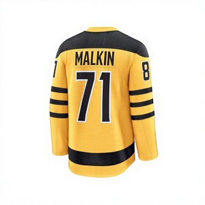 Camiseta de Hockey sobre Hielo de los Pittsburgh Penguins, Bordada y Transpirable, al por Mayor # 87 Sidney Crosby # 71 Evgeni Malkin # 74 Stuart Skinner - Product Image 2