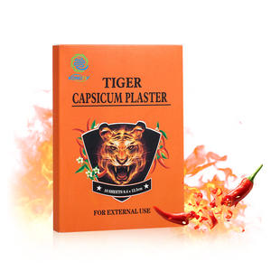 Chine fournisseur capsicum extrait de plâtre douleur re.lieving capsicum plâtre tigre baume patch plâtre pour la douleur re.lieve - Product Image 1