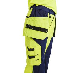 BLAKLADER - 715618113389C48 Pantalón Hi-Vis Mujer Amarillo/Azul marino-EAN 7330509502556 ROPA DE TRABAJO DE LA HI-VIS - Product Image 4