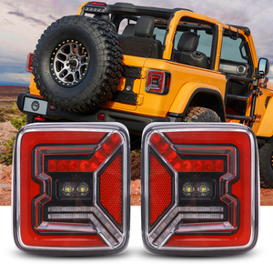Rojo somke Color LED luces de cola para <span class=keywords><strong>Jeep</strong></span> Wrangler JL JLU 2018 <span class=keywords><strong>2019</strong></span> deporte Rubicon del Sáhara - Product Image 1