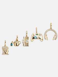 Mode vergoldet Edelstahl kleinen Anhänger für Armband Halskette DIY Zubehör Anhänger Großhandel - Product Image 4