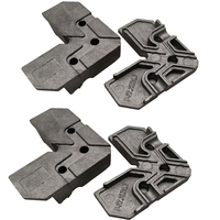 Connecteurs de profilés en alliage d'aluminium modernes et durables, supports de fenêtre et de porte moulés sous pression, monobloc, à rupture de pont thermique, insonorisés, pour coins