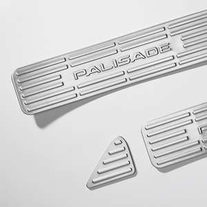 Protector de Umbral de Puerta de Acero Inoxidable para Hyundai Palisade 2025, Cubierta de Umbral de Puerta LX3, Nuevo - Product Image 1