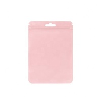 Pochette debout de 28g imprimée au design exotique Sac découpé en mylar noir personnalisé avec options de rangement dans une boîte