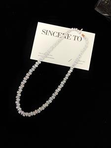 Parure di Lusso con Diamanti alla Moda in Oro Bianco 18k con Collana, Orecchini e Bracciale, Gioielli da Matrimonio per Fidanzamento e Regalo - Product Image 5