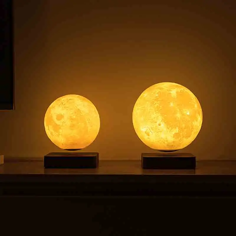 3D Levitating Moon Lamp Floating Touch Control Smart Lighting Moon Lamp Floating With Adpater For Home Decoration