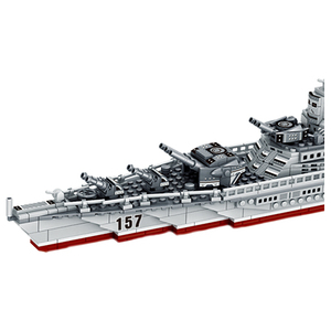 Женские игрушки, оптовая продажа, военный корабль, военный флот, солдат, Игрушечная модель, развивающий набор строительных блоков, боевые корабли для взрослых игрушка - Product Image 4