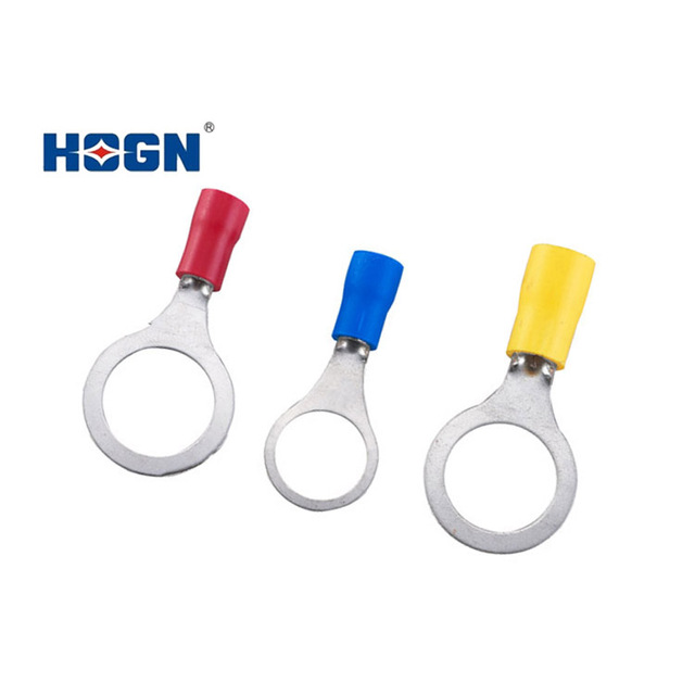 HOGN High Quality Tongue Eye Wire Tube Compression Copper Brass Circular Power Electrical Connector Crimp Terminal Lug for RV