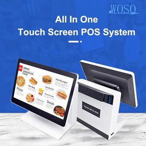 15.6 LED hitam putih tampilan layar sentuh i3 sistem pos semua dalam satu WIN <span class=keywords><strong>7</strong></span> windows 10 untuk toko ritel Restoran - Product Image 6