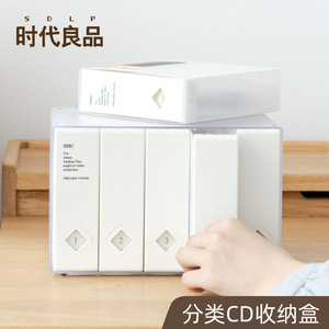 Shidai Liangpin Cd Case 120-Disc Plastic Storage Box For Ps4 Organizing Dustproof Durable Square Design - Product Image 3