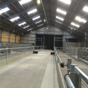 Cadre léger de Structure En Acier Bovins Ferme Maison Vache Hangar En Métal Feuille/Panneau sandwich En Acier H En Acier A-190509-3 Q235 Q345 GO - Product Image 4