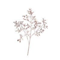 Feuilles artificielles en bois de santal doré, feuillage en plastique, poudre de paillettes dorées, insert décoratif pour la maison, photographie, faux décor