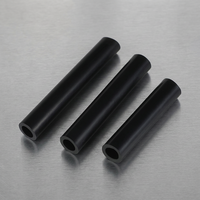 Tuyau en silicone noir haute température XJ Industrial - Tailles personnalisées, tuyau résistant à la chaleur pour l'industrie alimentaire et les laboratoires