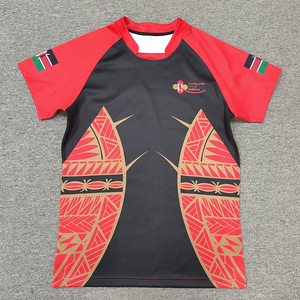 Camisetas <span class=keywords><strong>Polo</strong></span> de <span class=keywords><strong>rugby</strong></span> personalizadas de alta calidad Servicio OEM Sudáfrica Unisex Super <span class=keywords><strong>Rugby</strong></span> Jerseys Casual con pedido mínimo - Product Image 3