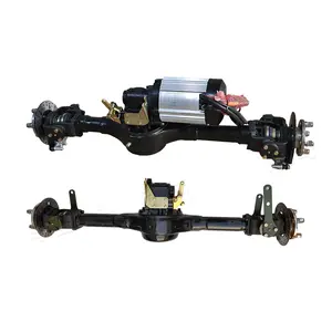 mini atv rear motor grader intermediate axle and differential cross shaft mechanism parts assembly for tricycle e-bike