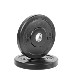 Großhandel Gym Workout Lang hantel Gewichtheben Scheiben Wettbewerb Lang hantel Gewicht Platten KG Gummi Stoßstangen platten - Product Image 6