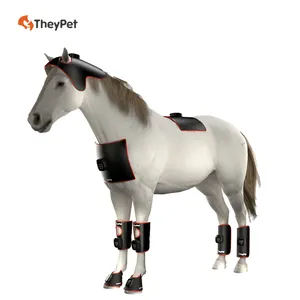 Sangle de traitement des jambes de cheval à LED avec lumière bleue rouge Équipement de désinfection pour les blessures des chevaux