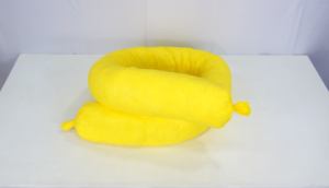 Chaussette absorbante chimique SABER haute capacité Small Boom 650 à évacuation rapide, jaune, pour les fuites de machines circulaires - Product Image 6