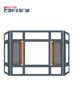 Ventanas Abatibles de Aluminio con Diseño Acústico y de Apertura Oscilobatiente para Casa