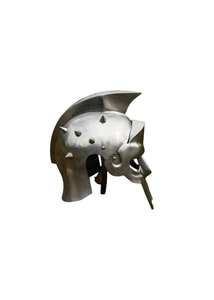 Casco Decorativo Estilo Romano Hecho a Mano, Chapado en Plata/Oro, Accesorio de Disfraz Metálico, Temática Histórica, Celebraciones, Fotografía - Product Image 5