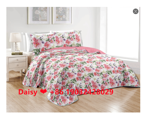 AB thiết kế 3 miếng Reversible bedspread đặt Vua Kích thước bedspread bông đặt 1 bedspread & 2 gối trường hợp - Product Image 2