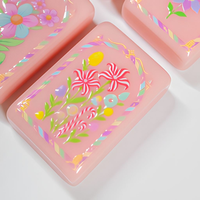 Jeu de Mahjong Américain Casse-Noisette Ballet 4 couches 160 pièces Luxe Moderne Couche Unique Tuiles de Mahjong en Acrylique Rose Personnalisées pour Noël