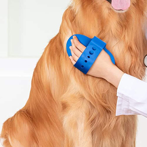 Pet <b>Cat</b> Dog Hair Bath Massage Shampoo Shower Brush with Adjustable <b>Ring</b> Handle for Grooming - Product Image 3