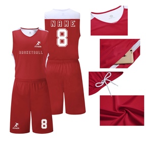 Unisex yetişkin ve çocuk basketbol giyim yeni stok tasarım hızlı kurutma ve nefes baskılı süblimasyon basketbol kıyafeti - Product Image 4