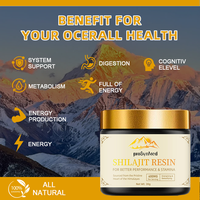 Sirop de résine de Shilajit pur de l'Himalaya OEM, marque privée, acide fulvique 85+, complexe de 85+ oligo-éléments, énergie, force, immunité