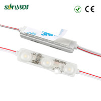 Module LED SMD2835 1W, taille 6618, 12V, 3 LED, couleur rouge, angle de vision de 160°