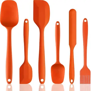 Penjualan terlaris Set dapur antilengket kustom Spatula Set silikon