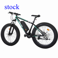 Sepeda Listrik Fat Bike 36V/48V 10.4Ah Buatan Pabrik dengan Baterai Terintegrasi & Motor Hub Belakang (Rangka Baja 26*4.0)
