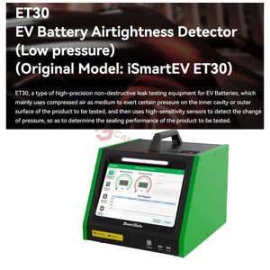 Тестер аккумуляторных батарей для электромобилей SmartSafe ET30, измерение сопротивления изоляции, 10-дюймовый большой экран, диагностические инструменты для низковольтных систем - Product Image 2