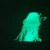12 Farben Luminous Fishing Soft Worms lockt Köder Ultra Stretchy Forellen fliegen Squirmy Wormy Fly Binden Materialien